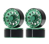 Jante Moyeu Roue 1.9 Alliage D'aluminium 4 Pièces pour Axial pour SCX10 90046 AXI03007 pour TRX4 VS4-10 CC01 pour Redcat Gen8 1/10 RC Voiture Rc Mise Niveau Composant