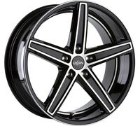 Jante Oxigin 18 Concave 10.5 poucesx20 pouces ET24 5x114.3 black full polish OXACHTZEHN10520J24BFPHD compatible avec Nissan 350Z 370Z