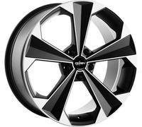 Jante Oxigin 22 OXRS 8.5 poucesx19 pouces ET43 5x114.3 Black Matt Polish OX228519J43BMP compatible avec Toyota Auris C-HR RAV4