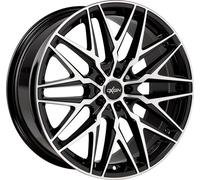 Jante Oxigin 25 Oxcross 7.5 poucesx17 pouces ET51 5x112 black full polish OX257517H451BFP compatible avec VW Golf Plus Golf V Golf V Variant/Jetta Golf VI Golf VII