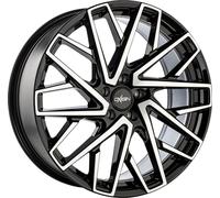 Jante Oxigin 28 Oxmove 8.5 poucesx19 pouces ET30 5x114.3 black full polish OX288519J30BFP compatible avec Toyota Avensis Corolla Corolla Verso Highlander RAV4 Verso Yaris