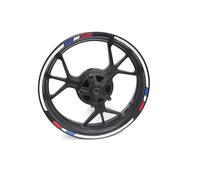 Jante Stickers kit Autocollant Réfléchissant pour Jantes De Moto pour Yamaha Tracer 700 900 850 MT07 MT09 MT-07 MT-09 Reflective Rim Stripe Sticker(Couleur 11)