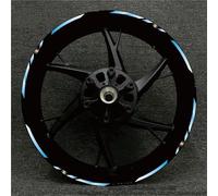 Jante Stickers kit Autocollants Réfléchissants pour Jantes De Moto pour Benelli BN302 TNT250 502C 302S TRK502, Bandes Décoratives Étanches pour Reflective Rim Stripe Sticker(Couleur 26)