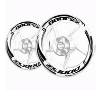 Jante Stickers kit Autocollants Réfléchissants pour Jantes De Moto pour Suzuki GSX-R1000 GSX-R 1000 GSX R1000 GSXR1000 - Bandes Décoratives Étanches Reflective Rim Stripe Sticker(Couleur 10)