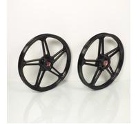 Jantes à bâtons noir pour mobylette Peugeot 103 Vogue 17x1.6 pouces