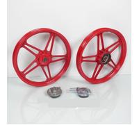 Jantes à bâtons rouges - Peugeot - 103 - 17x1.6 pouces - Aluminium