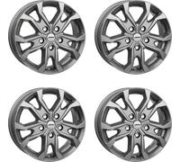Jantes Autec KISO 6.5x16 ET 52 5x112 argent titane 4-KS6516525075123 compatibles avec Mercedes-Benz Marco Polo Vito V