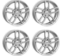 Jantes Autec MERCADOR 7.5x17 ET 40 5x112 argent brillant 4-MC7517405075118 compatibles avec Mercedes-Benz E