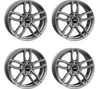 Jantes Autec MERCADOR 7.5x18 ET 44 5x112 argent titane 4-MC7518445075123 compatibles avec Mercedes-Benz A B C CLA E EQA GLA