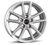 Jantes Borbet W 6.0x15 ET43 5x112 SIL pour VW Caddy Cross e-Golf Golf Jetta Tour