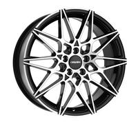 Jantes Carmani 18 Knut 8.0x18 ET45 5x112 SWFP pour Audi A3 A4 A6 A8 Q2 Q3 TT