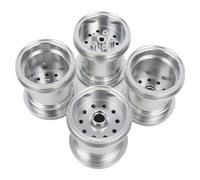 Jantes de moyeu de Roue Avant/arrière en Aluminium compatibles avec Les pièces détachées for Voitures radiocommandées Tamiya CW-01 Lunchbox Midnight Pumpkin à Gros pneus