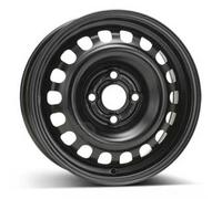 Alcar Stahlrad Jantes tôle en acier KFZ STEEL 14" 5.5J 4x100 ET39 56.5 NERO