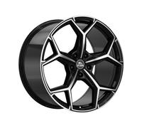 JANTES ROUES ANTERA A101 POUR FORD EXPLORER 9.5X20 5X112 PIANO BLACK DIAMOND G7I