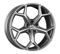 JANTES ROUES ANTERA A101 POUR JAGUAR E-PACE 9.5X22 5X108 MOON GREY DIAMOND 9D1
