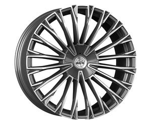 JANTES ROUES ANTERA A103 POUR TESLA MODEL Y 10X21 5X114,3 MOON GREY DIAMOND GRC