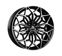 JANTES ROUES ANTERA A105 POUR AUDI Q8 E-TRON 10X21 5X112 PIANO BLACK DIAMOND 9S6