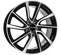 Avus Jantes Roues AC-518 pour Mitsubishi ASX 7.5x17 5x114.3 Noir poli 4G0