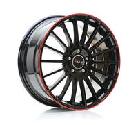 Avus Jantes AC-M03 pour Volkswagen Passat CC 8x19 5x112 Noir Red Line