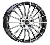 JANTES ROUES AVUS AC-M03 POUR FIAT CROMA 8X19 5X110 BLACK POLISHED 7Y4
