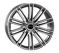 JANTES ROUES AVUS AC-M08 POUR AUDI A6 ALLROAD 9.5X21 5X112 ANTHRACITE POLISHED