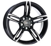 JANTES ROUES AVUS AC-MB3 POUR BMW SERIE 5 TOURING 9.5X20 5X120 BLACK POLISH E8L