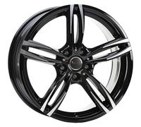 JANTES ROUES AVUS AF15 POUR AUDI Q3 SPORTBACK 8X18 5X112 BLACK POLISHED 6D6