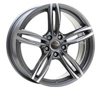 JANTES ROUES AVUS AF15 POUR BMW SERIE 5 TOURING 8X18 5X112 ANTHRACITE POLIS 1HD