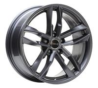 JANTES ROUES AVUS AF16 POUR AUDI A3 CABRIOLET 7.5X17 5X112 ANTHRACITE XFL