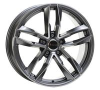JANTES ROUES AVUS AF16 POUR AUDI S4 8X18 5X112 ANTHRACITE POLISHED 2AX