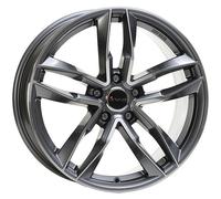 JANTES ROUES AVUS AF16 POUR AUDI A3 8.5X20 5X112 ANTHRACITE POLISHED VMU