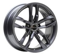 JANTES ROUES AVUS AF16 POUR SEAT ALHAMBRA 8X18 5X112 ANTHRACITE J7E