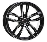 JANTES ROUES AVUS AF16 POUR VOLKSWAGEN TOUAREG 8.5X20 5X112 BLACK POLISHED KIE