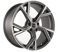JANTES ROUES AVUS AF20 POUR AUDI E-TRON 9.5X21 5X112 MATT ANTHR. POLIS. RCK