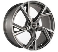 JANTES ROUES AVUS AF20 POUR VOLKSWAGEN GOLF VIII GTI 8X18 5X112 MATT ANTHR. STP