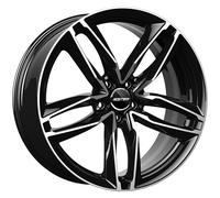 GMP Jantes Roues ATOM pour Volkswagen Golf VIII 8x18 5x112 Black Diamond MJJ