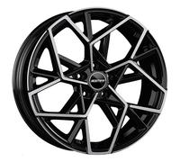 JANTES ROUES GMP CARTESIO POUR VOLKSWAGEN POLO V 7.5X18 5X100 BLACK DIAMOND 65M