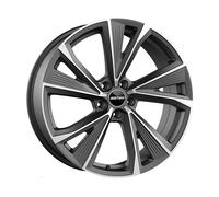 JANTES ROUES GMP EVENTO POUR SEAT LEON 7.5X18 5X100 MATT ANTHRACITE DIAMOND AT9
