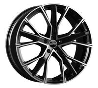 JANTES ROUES GMP GUNNER POUR VOLKSWAGEN PASSAT 8.5X19 5X112 BLACK DIAMOND Y25