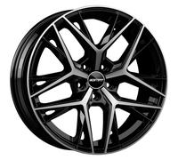 JANTES ROUES GMP LUNICA POUR VOLVO XC70 7.5X19 5X108 BLACK DIAMOND 2IF