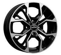 Jante alu GMP MATISSE 16" 6.5J 5x115 ET 40 70.2 BLACK DIAMOND
