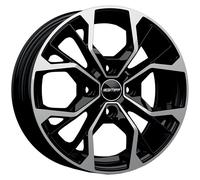 JANTES ROUES GMP MATISSE POUR SAAB 9-3 7X17 5X110 BLACK DIAMOND VA4