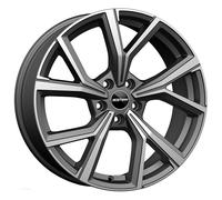 JANTES ROUES GMP MENTOR POUR VOLVO S40 7X17 5X108 MATT ANTHRACITE DIAMOND 6 6M5