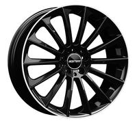 JANTES ROUES GMP STELLAR POUR SKODA OCTAVIA RS 7.5X17 5X112 BLACK DIAMOND LIP T