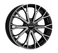 JANTES ROUES MAK ASPHALT POUR AUDI A3 SPORTBACK 8X19 5X112 BLACK MIRROR LP5