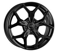 JANTES ROUES MAK EPICA POUR AUDI A3 ALLSTREET 6.5X17 5X112 GLOSS BLACK PC9