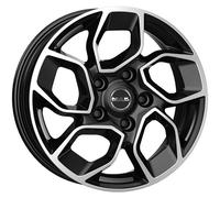 JANTES ROUES MAK EXPRESS POUR TOYOTA PROACE N1 7X17 5X108 BLACK MIRROR MV7
