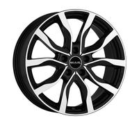 JANTES ROUES MAK HIGHLANDS POUR TOYOTA PRIUS PHEV 7X17 5X114,3 BLACK MIRROR R3B