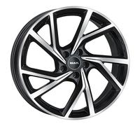 JANTES ROUES MAK KASSEL POUR SKODA OCTAVIA SCOUT 7X17 5X114,3 BLACK MIRROR I4L