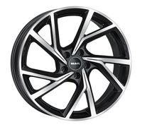 JANTES ROUES MAK KASSEL POUR VOLKSWAGEN GOLF VIII 7.5X17 5X112 BLACK MIRROR VPS